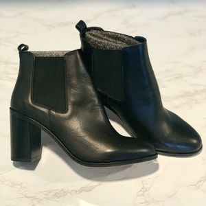 Chelsea Boots 3.75in heels - Genuine Black Leather